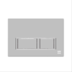 Tapa Doble Tecla Melodia Cromo Brillante Suma 2 Ideal