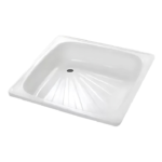 Receptaculo Ducha Plato 70x70 Acero Esmaltado Derpla