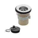 Sopapa Universal Acero Inoxidable C/Rosca 11/4" PVC Fv