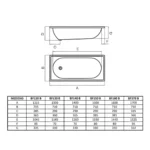 Bañera Serena Acrilico Ferrum - Imagen 3