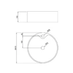 Bacha Circular 42x42x15 1AG Peirano - Imagen 2