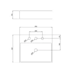 Bacha Rectangular 50x42x13 Peirano - Imagen 2