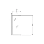 Mampara Alta Fija Khios Ferrum - Imagen 2