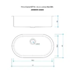 Bacha Cocina Curve SI77 A Johnson (77x43x20) - Imagen 5