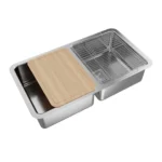 Bacha Cocina Quadra Q76 Johnson (71x37x17) - Imagen 2