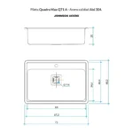 Bacha Cocina Quadra Max Q71 A Johnson (71x48x17) - Imagen 5