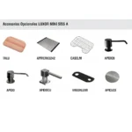 Bacha Cocina Luxor SI55 A Johnson (55x42x20) - Imagen 3