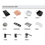 Bacha Cocina Luxor SI85 A Johnson (85x49x21) - Imagen 4