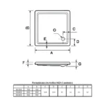 Receptaculo Cuadrado Khios Niza Ferrum - Imagen 5