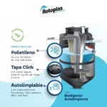 Tanque Biodigestor Autolimpiable Rotoplas - Imagen 3
