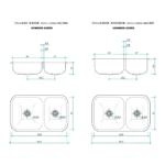 Bacha Cocina R 63 Johnson (64x37x15-18) - Imagen 4