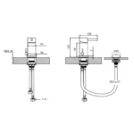 Juego Monocomando Bide Inox Fv 0189/I1 - Imagen 3