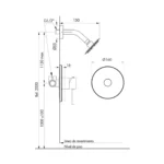 Juego Monocomando Ducha Inox Fv 0108/I1 - Imagen 3