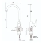 Juego Mesada Cocina Alba Fv 0411.04/G9 - Imagen 2