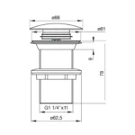 Sopapa Soft Touch 11/4" Fv 0248.01 - Imagen 4