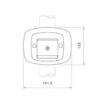 Tapa Tecla para Valvula de Descarga FV 0368.02 - Imagen 2