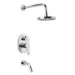 Juego Ducha Mora Monocomando Peirano 80-193