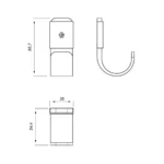Percha Armonía Fv 0166/M8 - Imagen 3