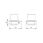 Porta Cepillos Inox One Fv 0169/I1 - Imagen 5