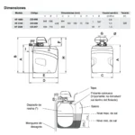Ablandador de Agua HF 2500 Elektrim - Imagen 3