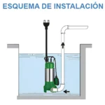 Bomba Desagote Cloacal Rw Drain 1300 Plus - Imagen 3