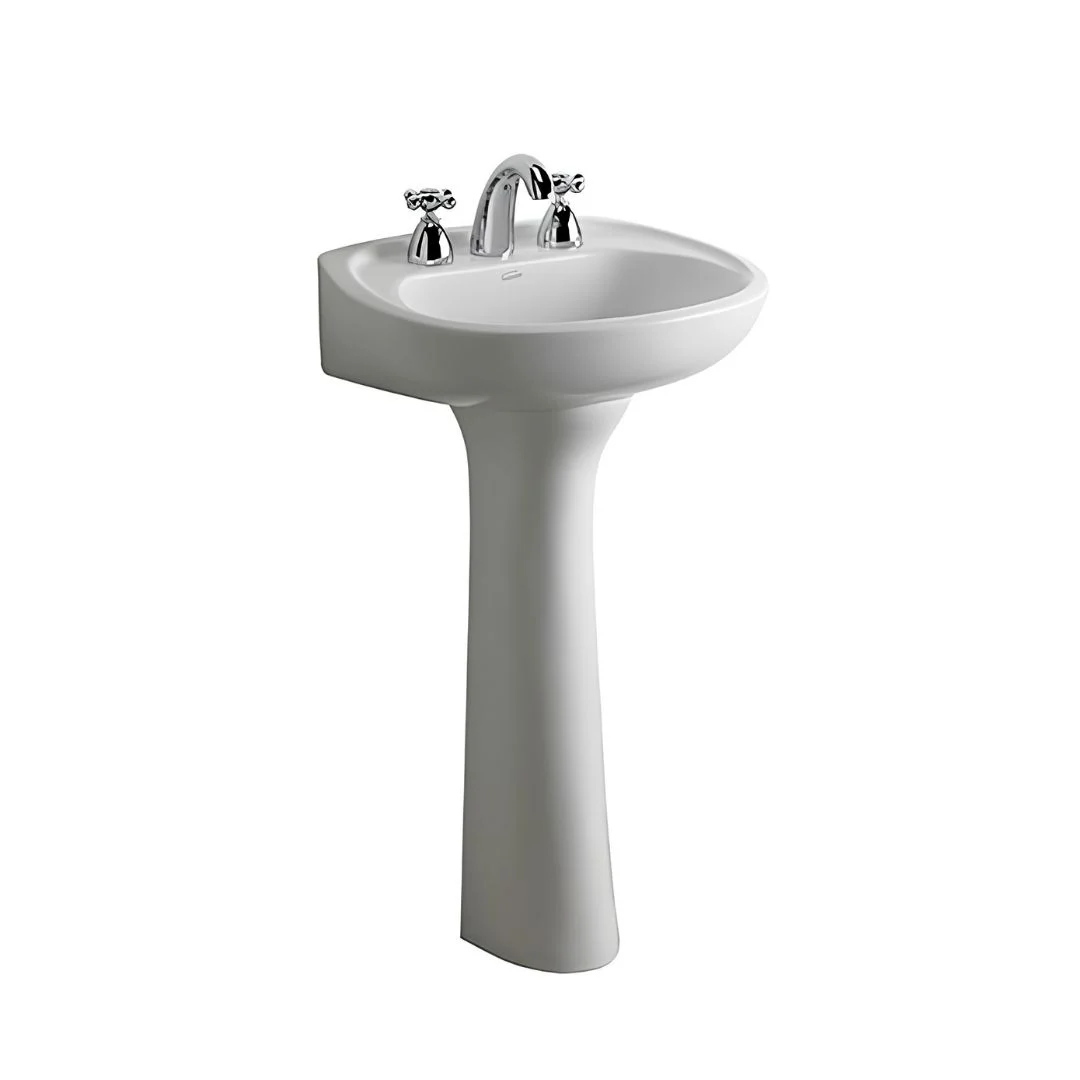 Lavatorio Pedestal Andina 41x47x17 Ferrum (1) Lavatorio Pedestal Andina 41x47x17 Ferrum - Imagen 1