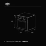 Horno Eléctrico Empotrar Fornello Tst - Imagen 2