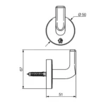 Percha Ciprés Fv 0166/N2 - Imagen 2