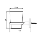 Porta Cepillos Ciprés Fv 0169/N2 - Imagen 2