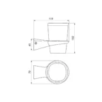 Porta Cepillos Epuyén Fv 0169/L2 - Imagen 3