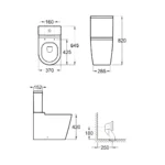 Depósito Apoyar Doble Descarga 4,5L Inspira Roca - Imagen 2