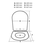 Tapa Asiento Inodoro Madera Adriática Derpla 14/11/140 - Imagen 2