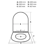 Tapa Asiento Inodoro Madera Bari Derpla 99/11/130 - Imagen 2