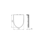 Tapa Asiento Inodoro Madera Marina Ferrum THIM-N - Imagen 2