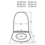 Tapa Asiento Inodoro Madera Milano Derpla 31/11/140 - Imagen 2