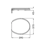 Tapa Asiento Inodoro Madera Universal Traful TSX-B - Imagen 2