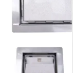 Desagüe Cuadrado Reversible Inox 10cm Ideal - Imagen 4
