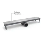 Desagüe Lineal Abs - Acero 60cm Ideal - Imagen 2